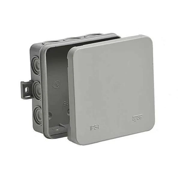 Коробка распределительная ОП 100х100х35мм IP54 12 вводов сер. Ruvinil 67095 