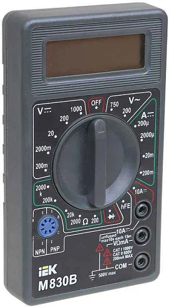 Мультиметр цифровой Universal M830B IEK TMD-2B-830 