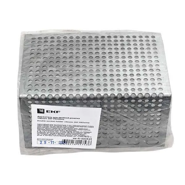 Держатель для 2-м розетки Nova PROxima EKF nv-h-socket 