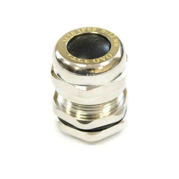 Ввод кабельный М20 IP68 d6-12мм латунь ГОФРОМАТИК zeta30117 