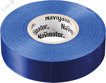 Изолента ПВx 0,13x15ммx10м синяя Navigator 71233