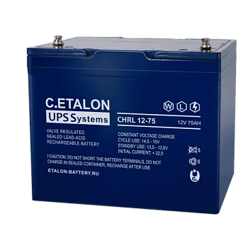 Аккумулятор C.ETALON CHRL 12-75