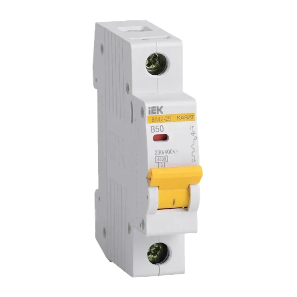 Автомат  1п 50А (B) (ВА 47- 29) ИЭК 