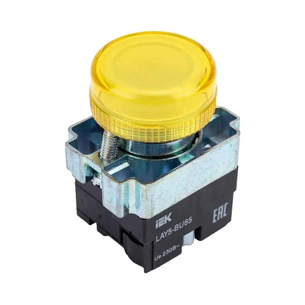 Сигнальн.арматура LAY5-BU65 d22mm желт.ИЭК