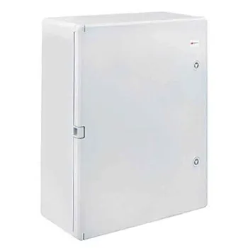 Щит навесной 600X400X200мм (ВхШхГ) с монт. панелью 545X335мм (ВхШ), с комплектом крепления на стену, дверь прозрачная, IP65, поликарбонат