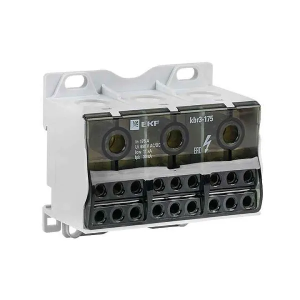 Блок распределительный КБР тройной 175A PROxima EKF kbr3-175 