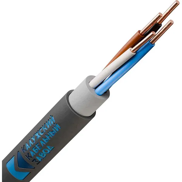 Кабель ВВГ 4x2,5 (ВВГнг(А) -LS 4x 2,5 ЗП-(0,66)  ККЗ, РФ