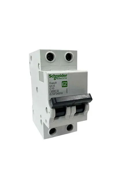 EZ9F34210 АВТ. ВЫКЛ. EASY 9 2П 10А С 4,5кА 230В 