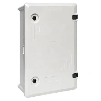 Щит навесной 600x400x200мм (ВxШxГ) из композитного (SMC) материала с монт. панелью, IP65