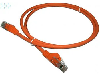 Патч-корд LANMASTER LSZH UTP кат.6, с заливными колпачками, 3.0 м, оранжевый
