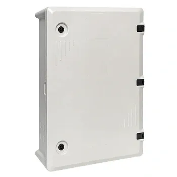 Щит навесной 700x500x200мм (ВxШxГ) из композитного (SMC) материала с защитной PC и монт. панелями, IP65