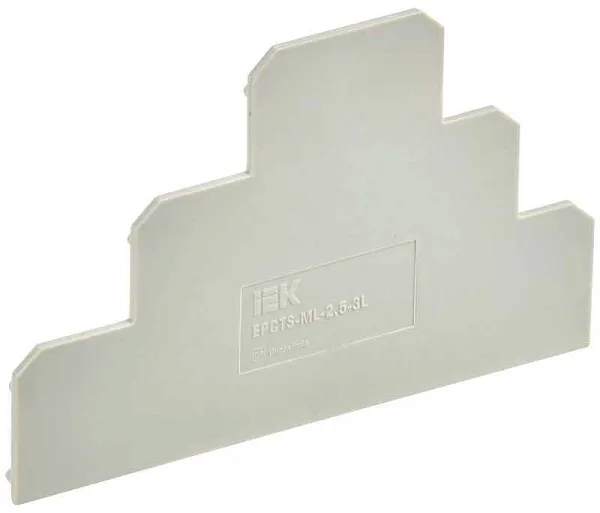 Заглушка для CTS-ML ARMAFIX 3 ур. 2.5кв.мм сер. IEK YCT13-00-3-K03-002-ZGL 