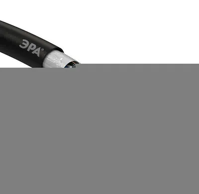 Кабель витая пара F/UTP кат.5E 4х2х24AWG solid CU PE Outdoor черн. (м) Эра Б0044689