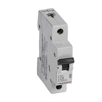 Выключатель автоматический модульный 1п C 6А 4.5кА RX3 ИЭК Leg 419661 Legrand