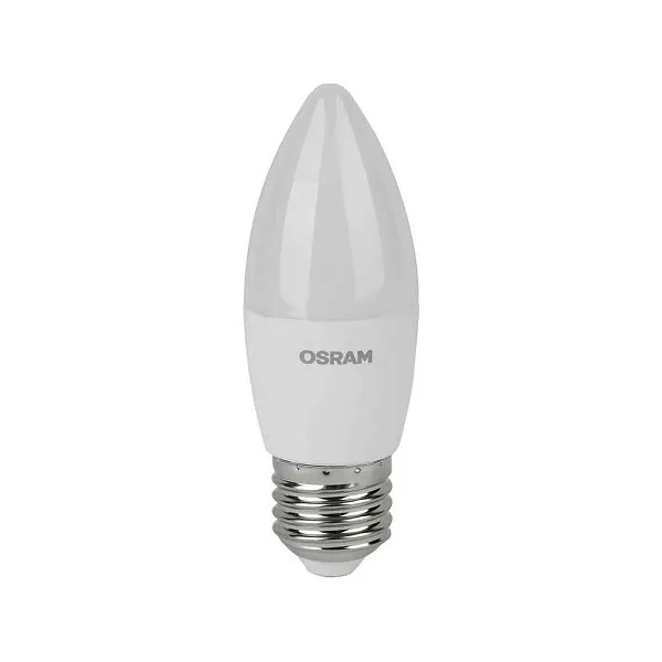 Лампа ЛЕД  E27  7,0Вт свеча мат.6,5К LVCLB60 7SW/865 230V RU OSRAM
