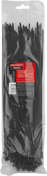 Хомут 90 316 OCT-036-300-100-BL (уп.100шт) ОНЛАЙТ 90316 