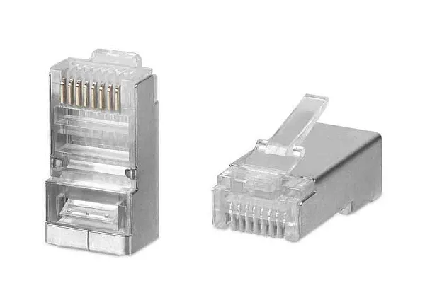 Коннектор RJ45(8P8C) кат.5E экранир. универс. (уп.100шт) TOKOV ELECTRIC TKE-CN-5E24-STP