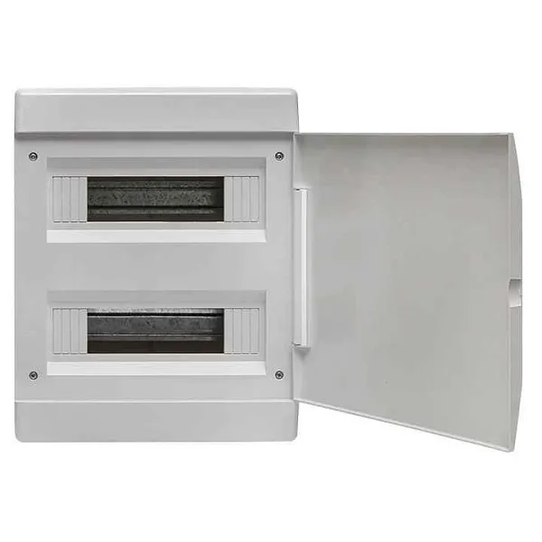 Щит ЩРВ-П-24 IP41 бел. дверца (пром. упак.) Basic EKF pb-v-24w-bas 