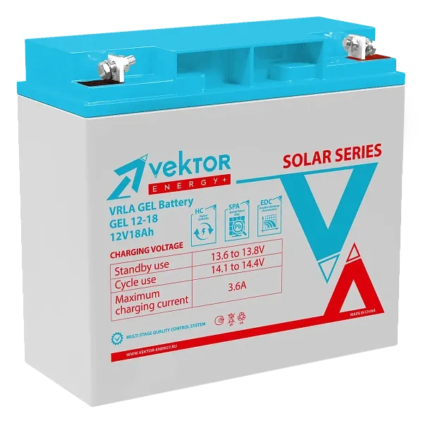 Vektor Battery GEL 12-18 - купить в Москве - ООО Гамма-компоненты