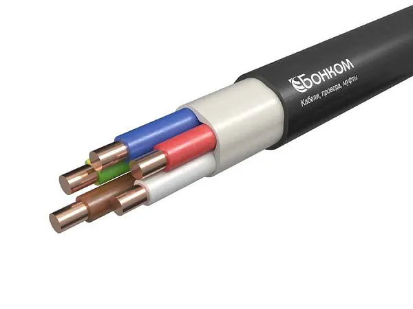 Кабель ВВГ 5x10 (ВВГнг -LS  5x 10 (А) (ож)-0,66), Белроскабель, РБ