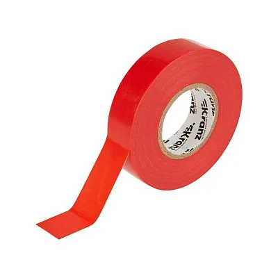 Изолента ПВХ профессиональная 0.18х19мм 20м красн. Kranz KR-09-2804 