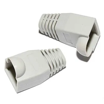 Колпачок изолирующий для разъема RJ45 PVC сер. (уп.100шт) TOKOV ELECTRIC TKE-IC-RJ45-GR