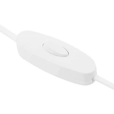 Шнур сетевой 1.8м с выкл. бел. без розетки 2.5A-220V REXANT 11-1115