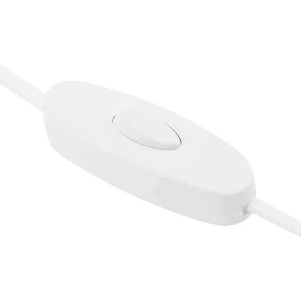 Шнур сетевой 1.8м с выкл. бел. без розетки 2.5A-220V REXANT 11-1115
