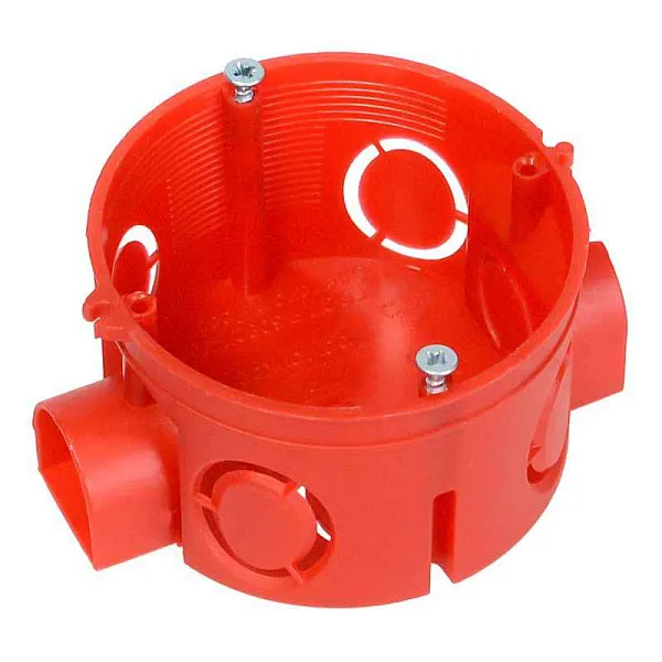 Коробка установочная СП 80-0500С безгалогенная (HF) 68х42 с саморезами Промрукав 80-0500С 