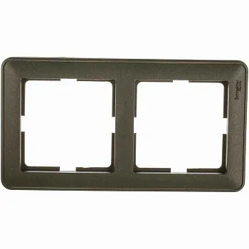 ШЭ 59 Рамка КД-РС254-68 д/модуля РС16-254-x (черный барxат)(48шт./уп)