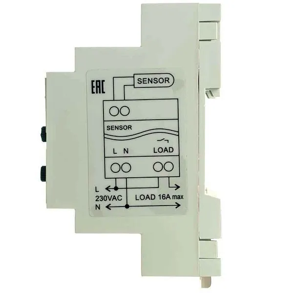 Термостат для управления системой электрообогрева на кровлях/площадках по темпер. воздуха EXTHERM Th-roof 