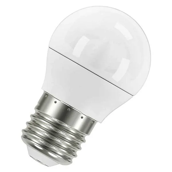 Лампа ЛЕД  E27  7,0Вт шар мат.3К LVCLP60 7SW/830 230V RU OSRAM