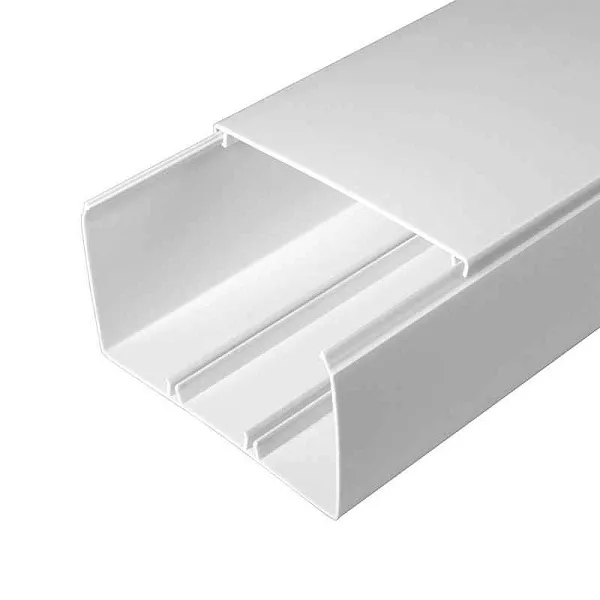 Кабель-канал 100х60 L2000 с двойн. замком бел. Промрукав PR.0610061 