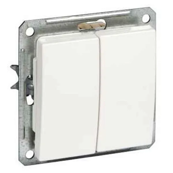 ШЭ 59 Выкл. 2кл. с/у 16А (шампань, б/рамки)(10шт) VS516-252-4-86