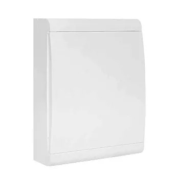 Щит ЩРН-П-24 IP41 бел. дверца (пром. упак.) Basic EKF pb-n-24w-bas