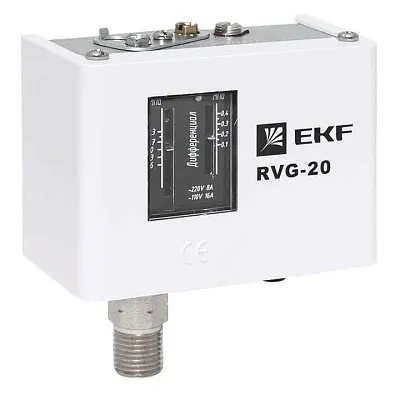 Реле избыточного давления RVG-20-1.6 (1.6МПа) EKF RVG-20-1.6 