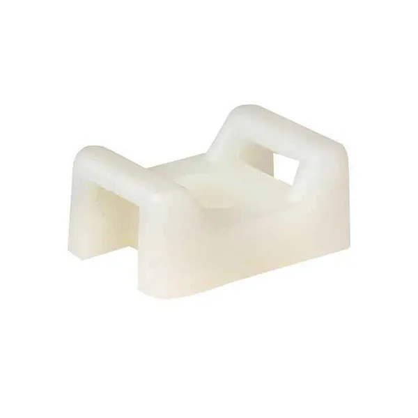 Площадка под хомуты (22х16) с монтажным отверстием М4 бел. (уп.100шт) PROxima EKF pmo-22-16-w 