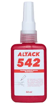 Герметик резьбовой Altack 542, для мелкой резьбы, 50 мл