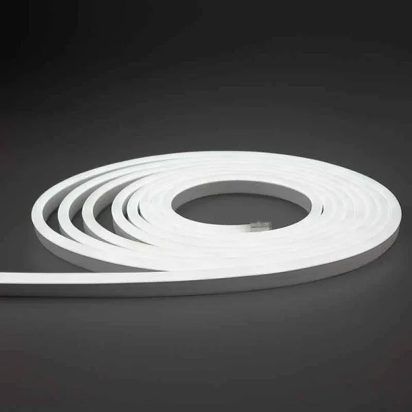 Шнур светодиодный гибкий неон LED SMD 8х16мм 120LED/м односторонний бел. 5м Neon-Night 131-005