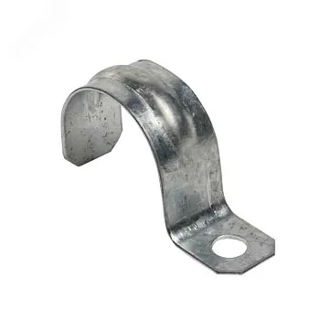 Скоба d25-26мм металл. однолапковая (уп.100шт) EKF PROxima