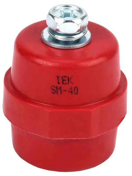 Изолятор SM40 (М8) силовой с болтом IEK YIS11-40-12-B 