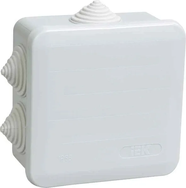 Коробка распаячная ОП 100х100х50 IP44 КМ41255 IEK UKOZ11-100-100-050-K41-44 