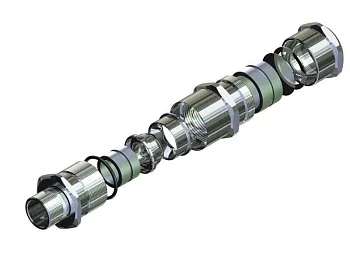 Ех-кабельный ввод ВКВ2МР-ЛС-М40-26-МР38 1Ex db e II Gb X ГОФРОМАТИК