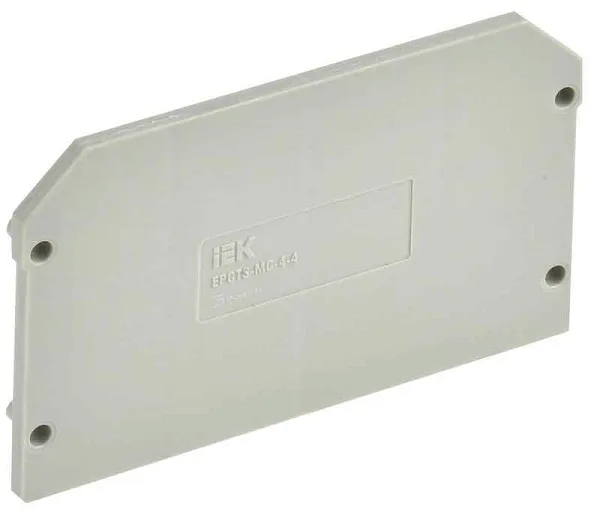 Заглушка для CTS-MC ARMAFIX 4 вывода 4кв.мм сер. IEK YCT12-00-4-K03-004-ZGL 