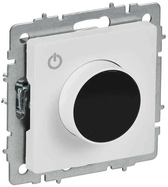 Термостат электронный BRITE СП ТС10-1-БрАБ с индикацией механизм арктич. бел. IEK BR-RT11-K91 