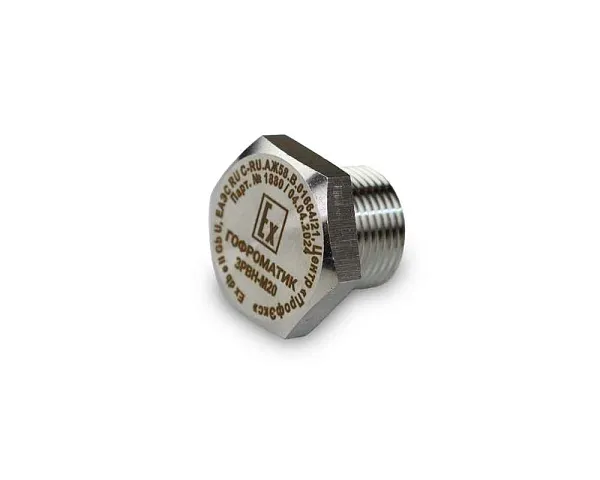 Ex-заглушка ЗРВН-G3/4 Ех db e II Gb U ГОФРОМАТИК 