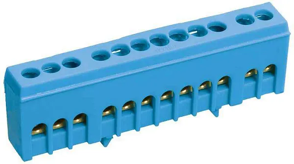 Шина нулевая в корп. изол. на DIN-рейку ШНИ-6х9-8-К-С IEK YNN10-69-8KD-K07 