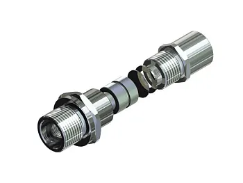 Ех-кабельный ввод ВКВ2ТВ-НС-G1/2-G1/2-14 1Ex db e II Gb X ГОФРОМАТИК