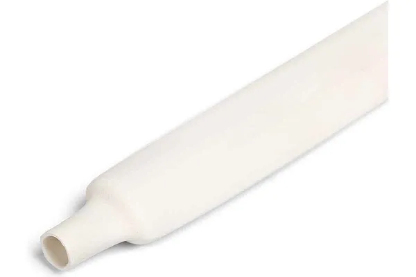 Трубка ТУТнг  12/6 термоусаж. белая отрезками 1м HLT