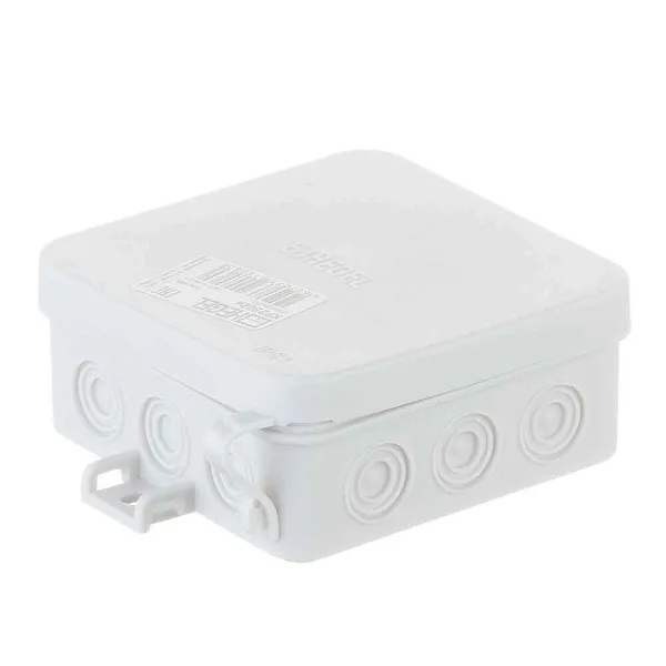 Коробка расп. о/п  72x72x31 12ввод. с крыш. с мембр. уплотнение HEGEL КР2502-И (66шт/уп)